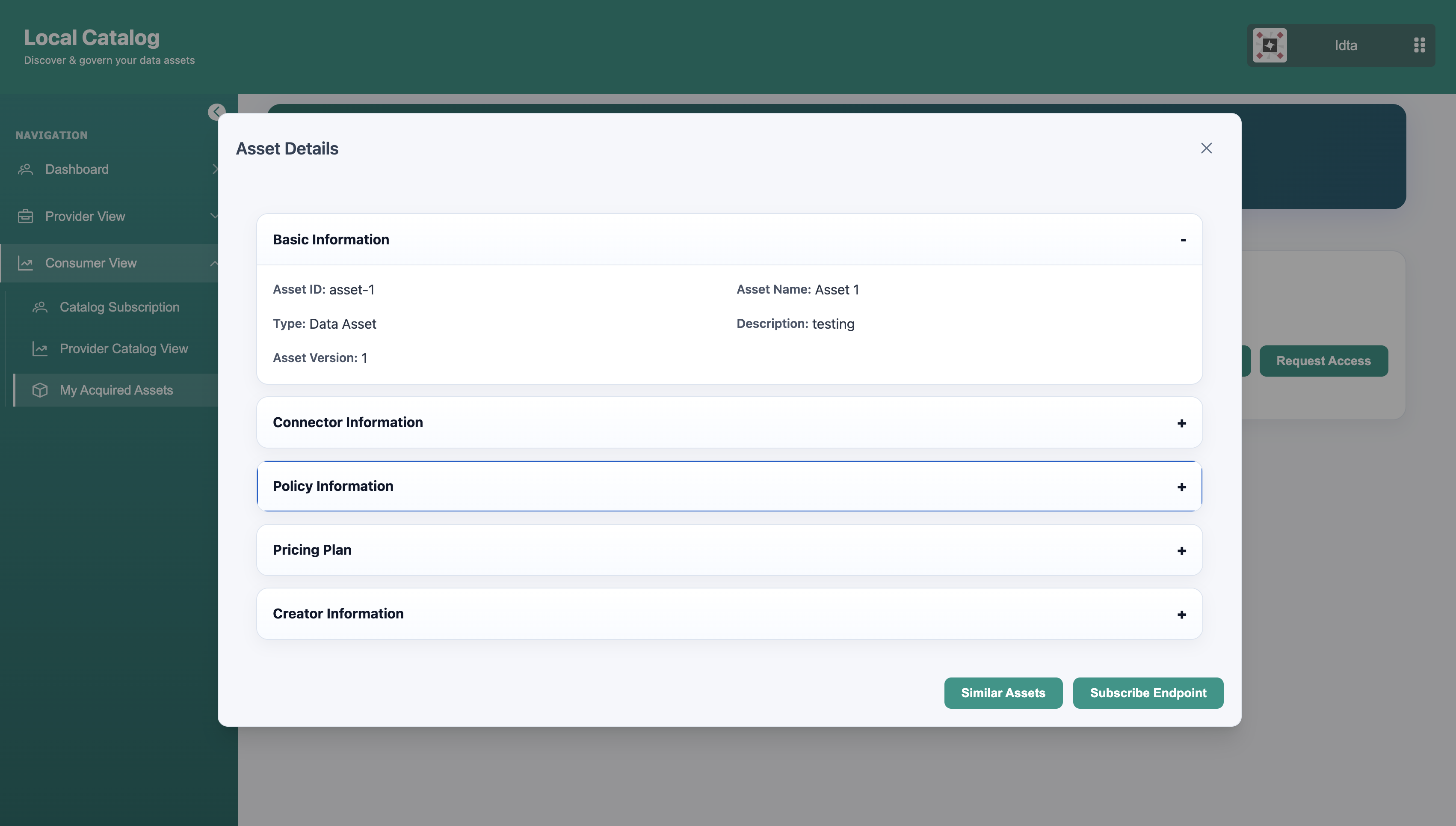 LCAT Screenshots
